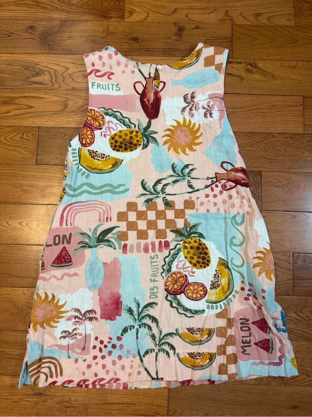 Paper Heart “Summer Haze” Sleeveless Mini Linen Blend Sheath Dress NWOT